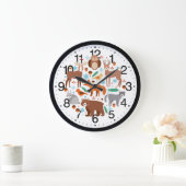 Cute Animal Wall klok (Huis)