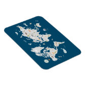 Cute Animal Wereldkaart Magneet (Rechterzijde)