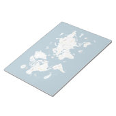 Cute Animal Wereldkaart Notitieblok (Schuin)