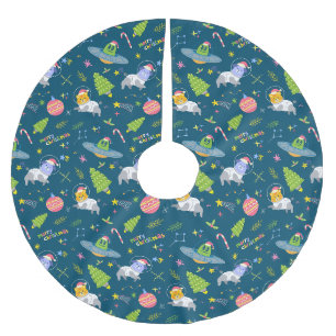 Cute Animals Astronauts Kerstboom Rok