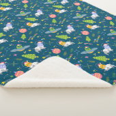 Cute Animals Astronauts Sherpa Deken (3/4)