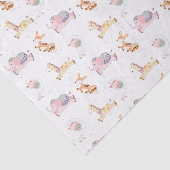 Cute Animals Baby Gedekte weefsels Tissuepapier (Detail)