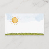 Cute Animals Baby shower I Birthday Book request Informatiekaartje (Achterkant)