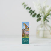 Cute Animals bladwijzer voor jonge boekliefhebbers Contactkaartje (Staand voorkant)