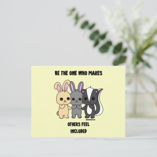 Cute Animals Briefkaart (Staand voorkant)