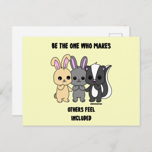 Cute Animals Briefkaart (Voorkant / Achterkant)