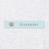 Cute Animals Custom Student Name Labels (Design 1)