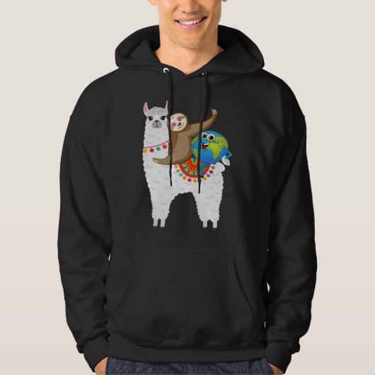 Cute Animals Earth Day Hoodie (Voorkant)