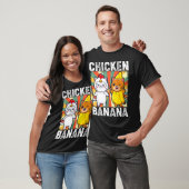 Cute Animals In Chicken And Banana Costumes Kawaii T-shirt (Unisex)