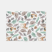 Cute Animals Kind Room Decor Fleece Deken (Voorkant (Horizontaal))