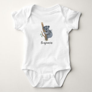 Cute Animals Koala Personalized  Romper