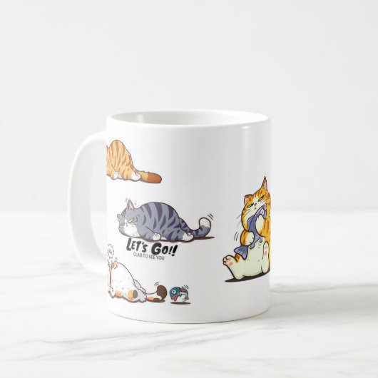Cute Animals Mug Koffiemok (Voorkant links)