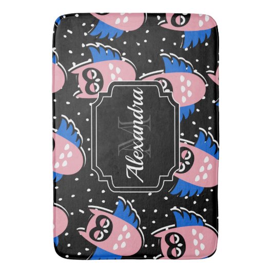 Cute Animals Pattern Badmat (Voorkant Verticaal)