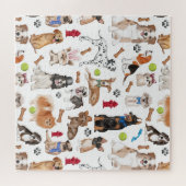 Cute Animals Pattern Design Legpuzzel (Horizontaal)