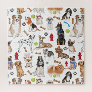 Cute Animals Pattern Design Legpuzzel