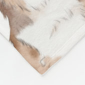 Cute Animals Pattern Fleece Deken (Hoek)