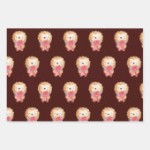 Cute Animals Pattern Inpakpapier Vel (Voorkant 2)