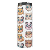 Cute Animals Sticker Sheet Adorable Cartoon Charac Thermosbeker (Achterkant)