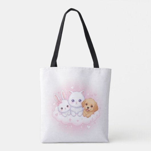 Cute animals tote bag (Achterkant)