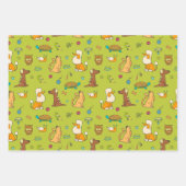 Cute Animals Wrapping Paper Set (Voorkant 3)