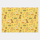 Cute Animals Wrapping Paper Set (Voorkant)