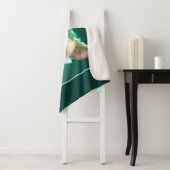 Cute Animated Baby Fox Sherpa Deken (In situ)