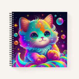 Cute Animated Cat Sketchbook Notitieboek