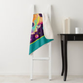 Cute Animated Kitten Sherpa Blanket Deken (In situ)