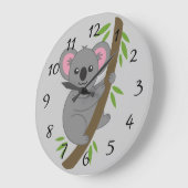 Cute Animated koala Beer Grote Klok (Hoek)