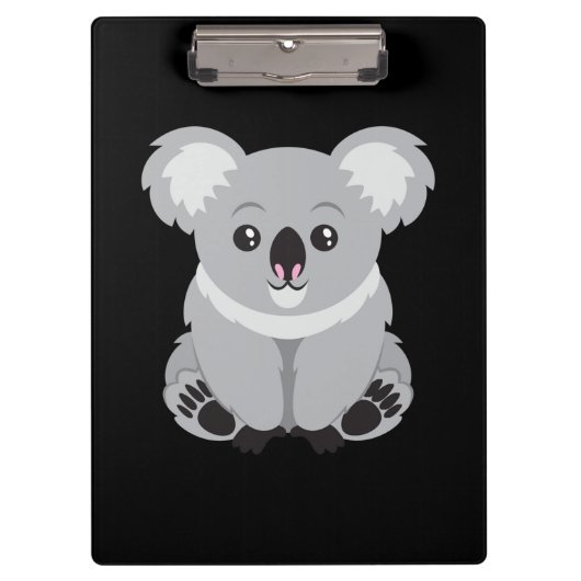 Cute animated Koala Beer Klembord (Voorkant)