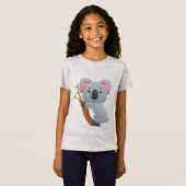 Cute Animated Koala Beer T-shirt (Voorkant volledig)