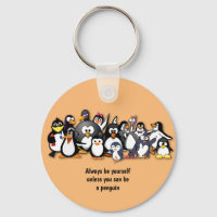 Cute animated penguins