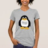 Cute animated pinguin t-shirt (Voorkant)