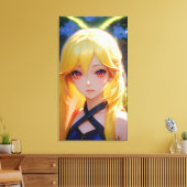 Cute Anime Art Canvas Afdruk (Insitu (Woonkamer))