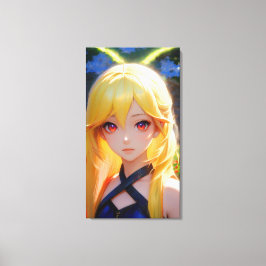 Cute Anime Art Canvas Afdruk