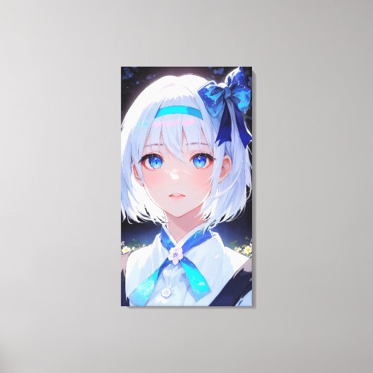 Cute Anime Art Canvas Afdruk (Voorkant)