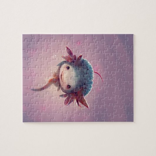 Cute Anime Axolotl Legpuzzel (Horizontaal)