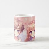 Cute Anime Boy and Girl Koffiemok (Center)