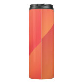 Cute Anime Boy Running in the City with Coffee Thermosbeker (Achterkant)