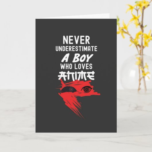 Cute Anime Cards For Baby Boys Kids Otaku Kawaii Kaart (Gele Bloem)