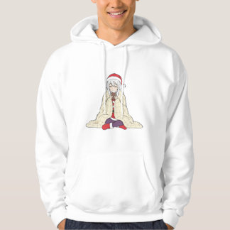 Cute Anime Christmas Santa Hat Hoodie - Cozy Holid