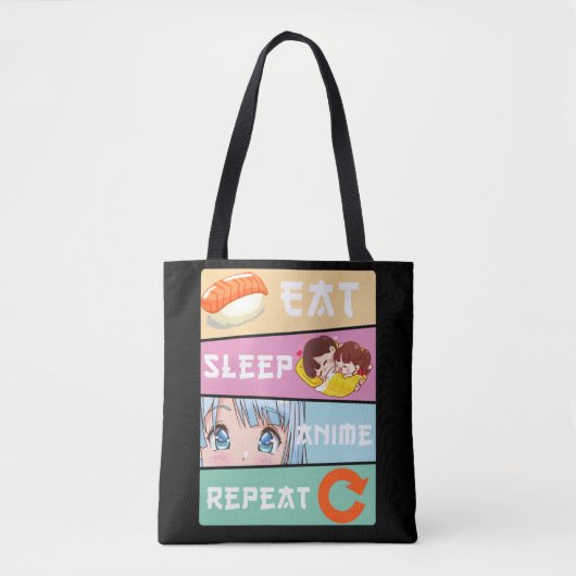 Cute Anime die naar Girl Japan Comic Manga Anime k Tote Bag (Voorkant)