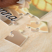 Cute Anime Fairy Girl and Chibi Dragon Legpuzzel (Zijkant)