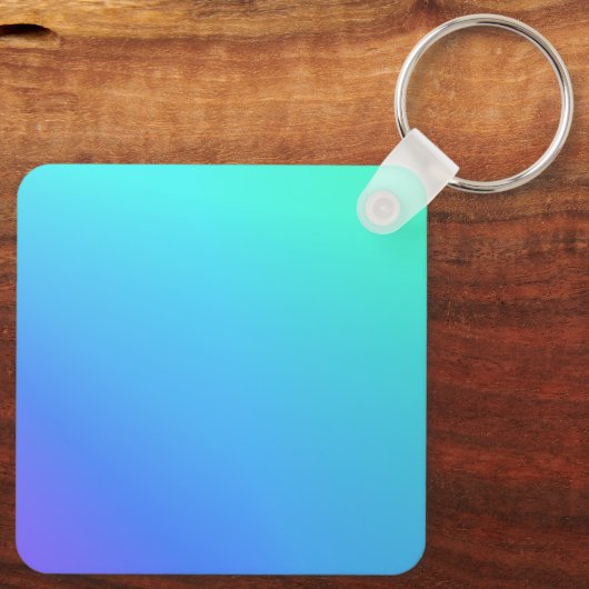 Cute Anime Gamer Boy Pixel Calm Sleutelhanger (Achterkant)