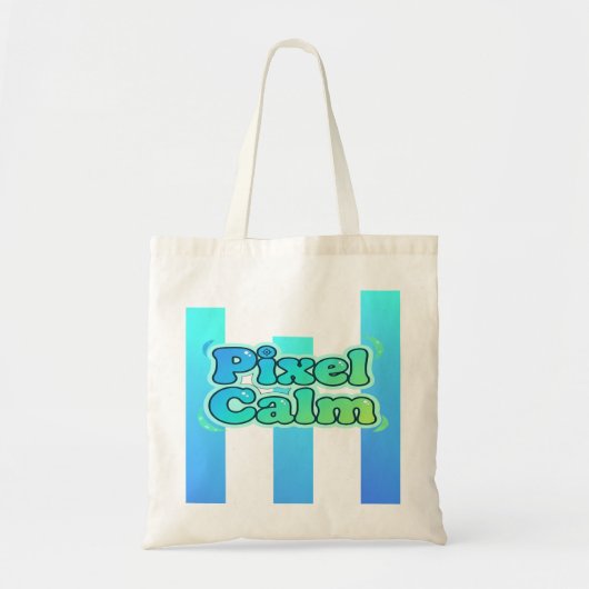 Cute Anime Gamer Boy Pixel Calm Tote Bag (Voorkant)
