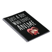 Cute Anime Gifts For Baby Boys Kids Otaku Kaiwaii Notitieboek (Rechterzijde)