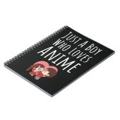 Cute Anime Gifts For Baby Boys Kids Otaku Kaiwaii Notitieboek (Linkerzijde)