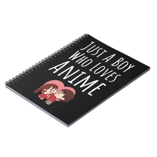 Cute Anime Gifts For Baby Boys Kids Otaku Kaiwaii Notitieboek (Linkerzijde)