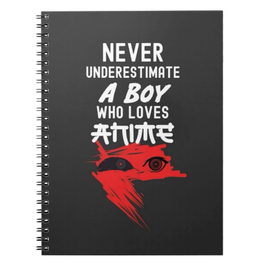 Cute Anime Gifts For Baby Boys Kids Otaku Kaiwaii Notitieboek (Voorkant)