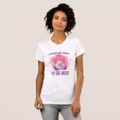Cute Anime Girl Drink T-shirt (Voorkant volledig)